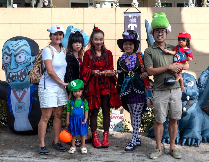 halloween event in watten estate in bukit timah