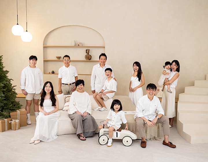 family photo shoot singapore - our second studio