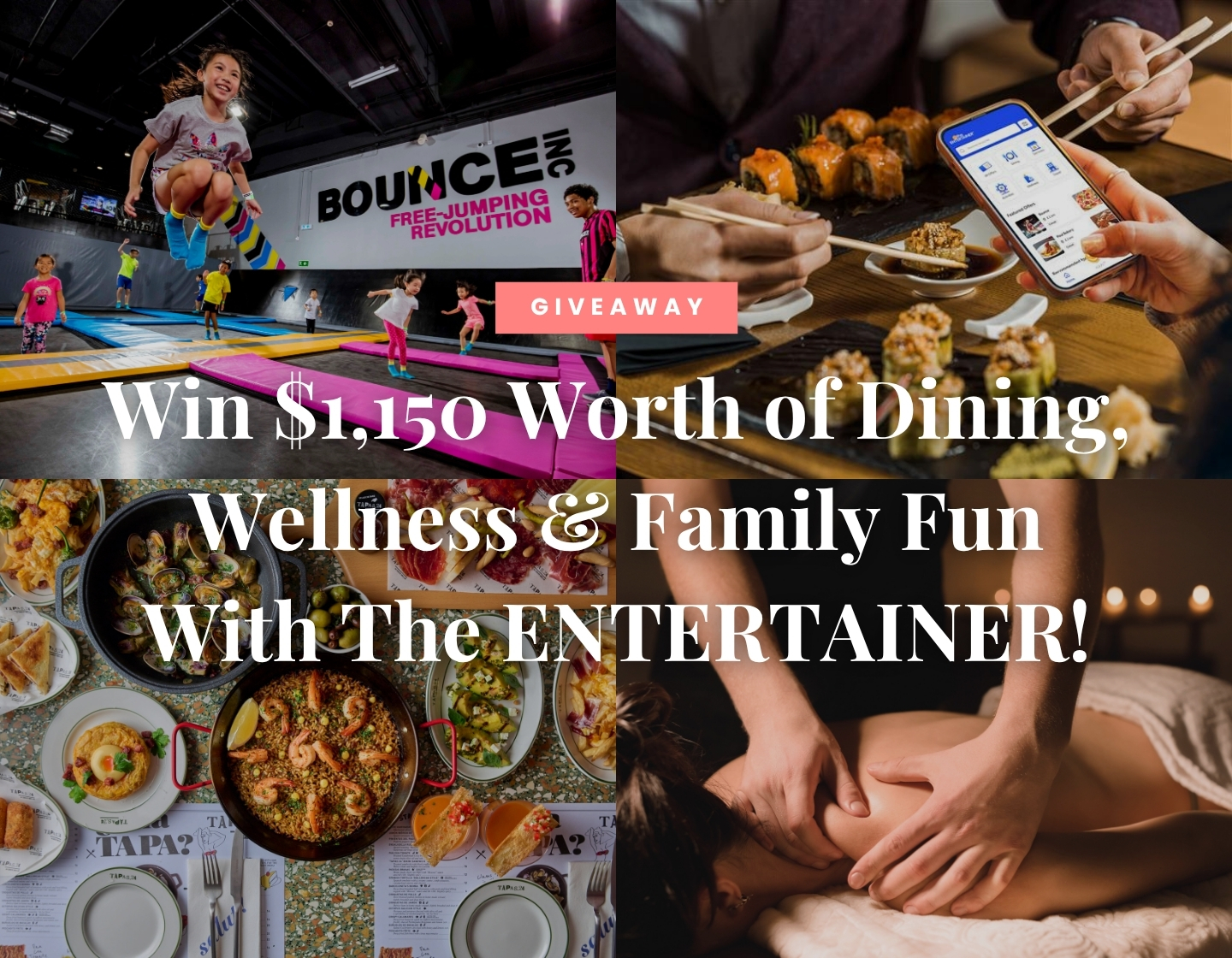 The ENTERTAINER Giveaway Hero