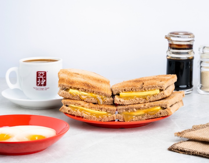 breakfast singapore - ya kun kaya toast