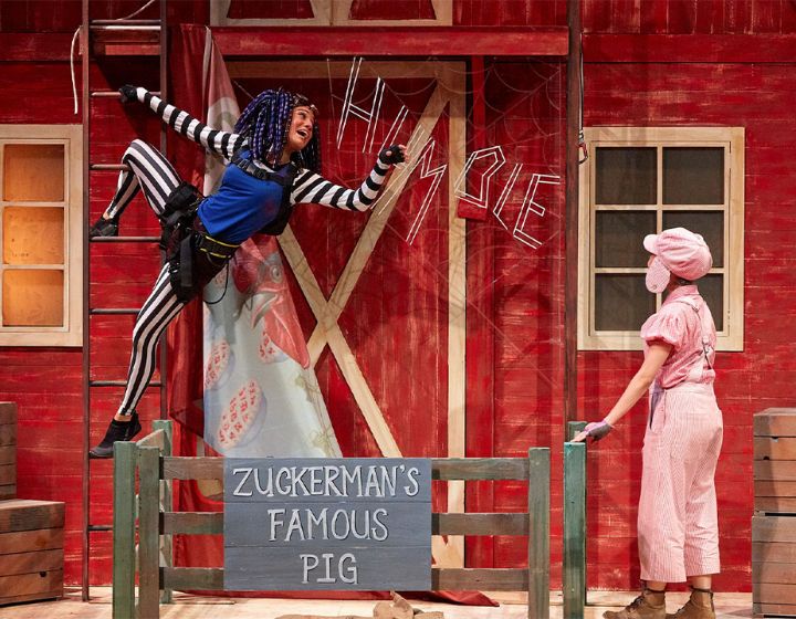 kids theatre shows - charlotte's web by the Singapore repertory theatre