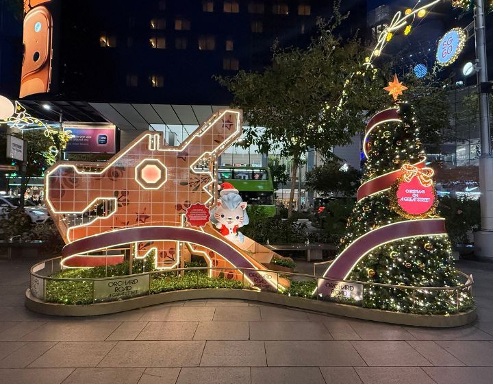 Orchard Road light up photos - christmas on a great street