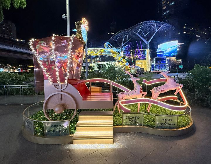 Orchard Road light up photos - christmas on a great street