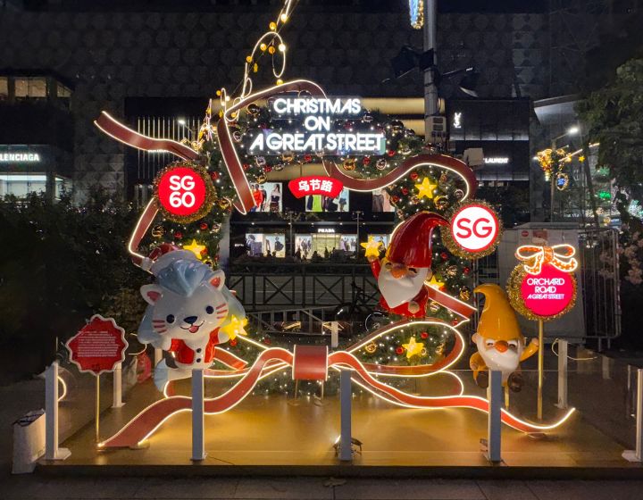 Orchard Road light up photos - christmas on a great street