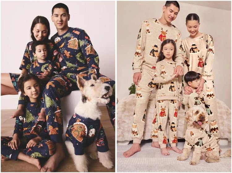christmas pyjamas - next - family matching christmas pyjamas with pets