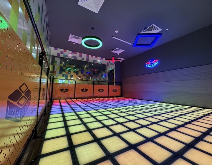 year-end holiday activities - lava floor