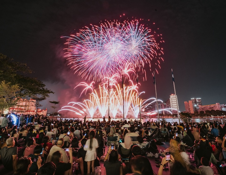 new years dinner singapore - new year's countdown - singapore sports hub