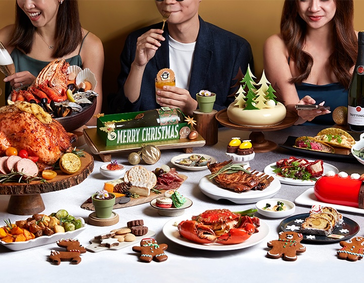 christmas dinner singapore - christmas buffet singapore - voco hotel