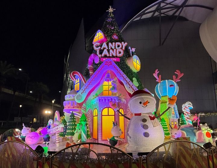 free christmas events in singapore - vivocity candyland