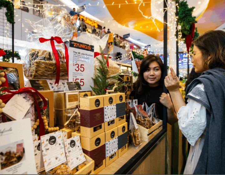 christmas markets in singapore - vivocity 