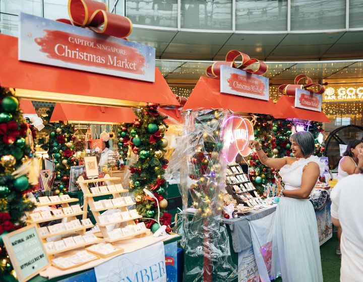 christmas markets in singapore - capitol singapore