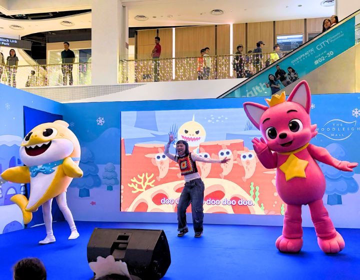 things to do this weekend in singapore - pinkfong baby shark woodleigh mall