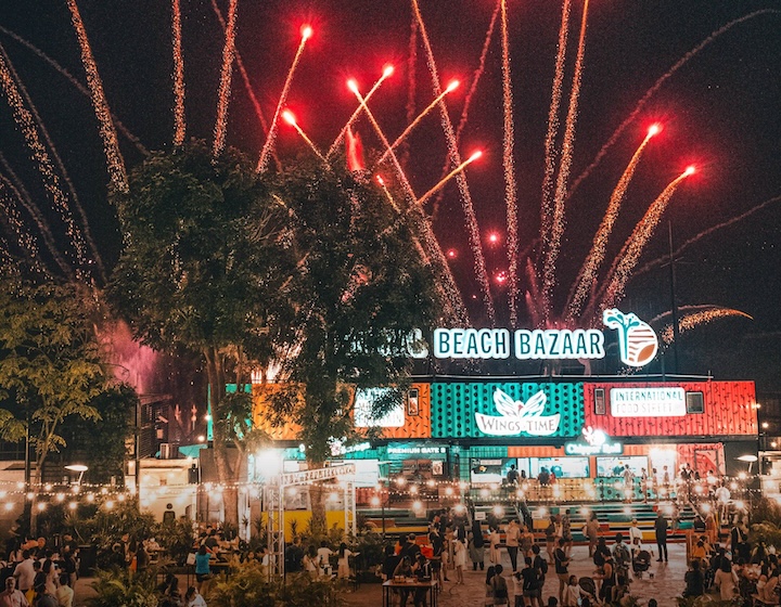 new years eve dinner singapore - sentosa