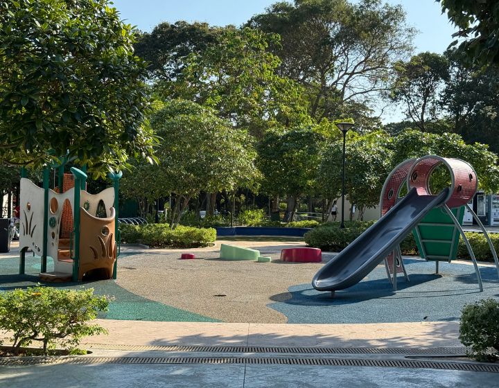 marine cove playground - toddler play areas - slides - play structure - climbing area