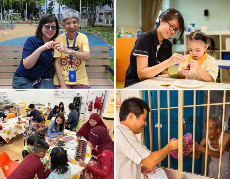 volunteering in singapore - children volunteering - elderly volunteering - foodbank - food drive