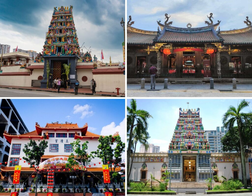 temples in singapore - hindu temples - buddhist temples taoist temples