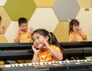 NAFA Arts Preschool - children having music lessons