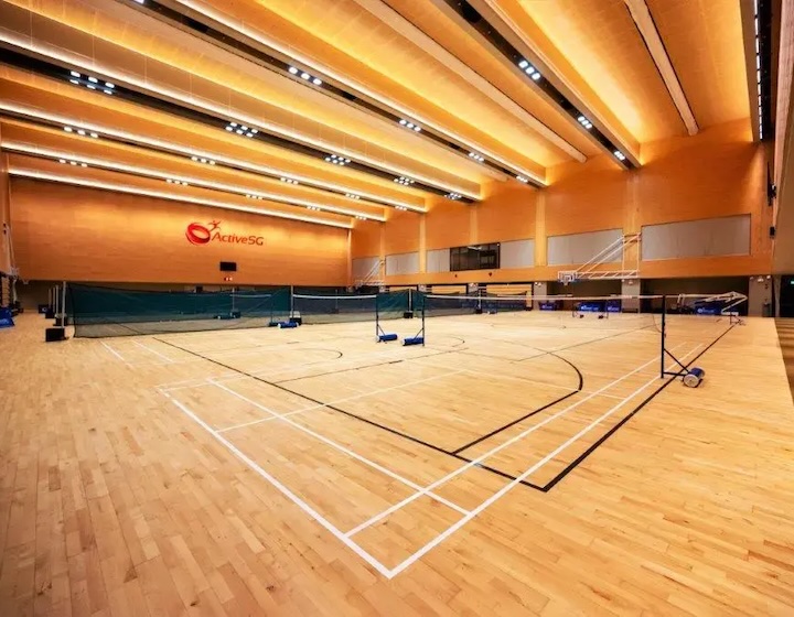 pickleball court singapore - bukit canberra sports hall
