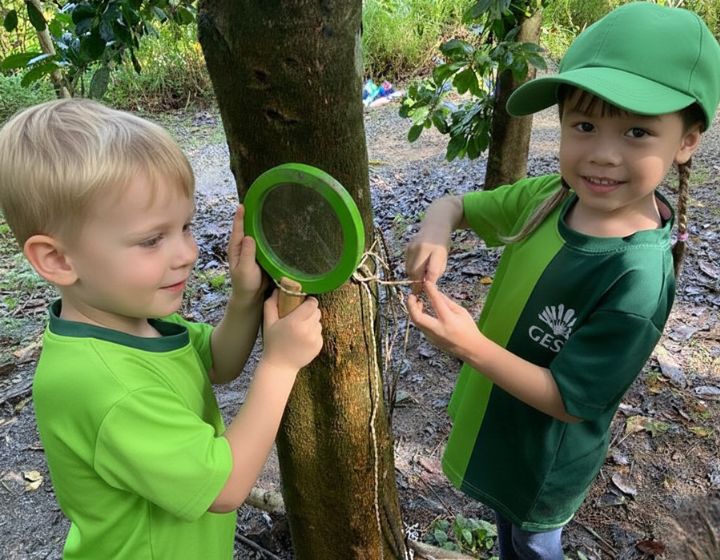 GESS - international school - outdoor programme - forest school programme - interactive activities