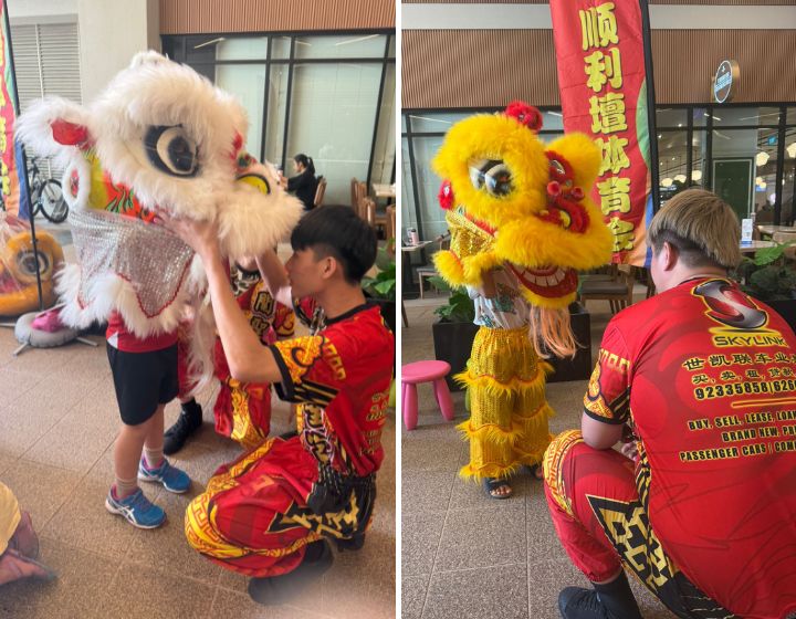 CNY activties 2026 singapore - tanglin mall lion dance workshop for kids