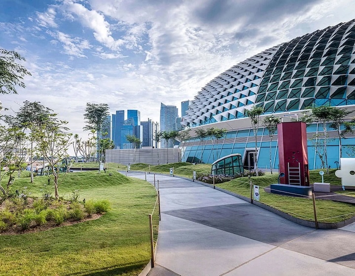 rooftop garden singapore - esplanade
