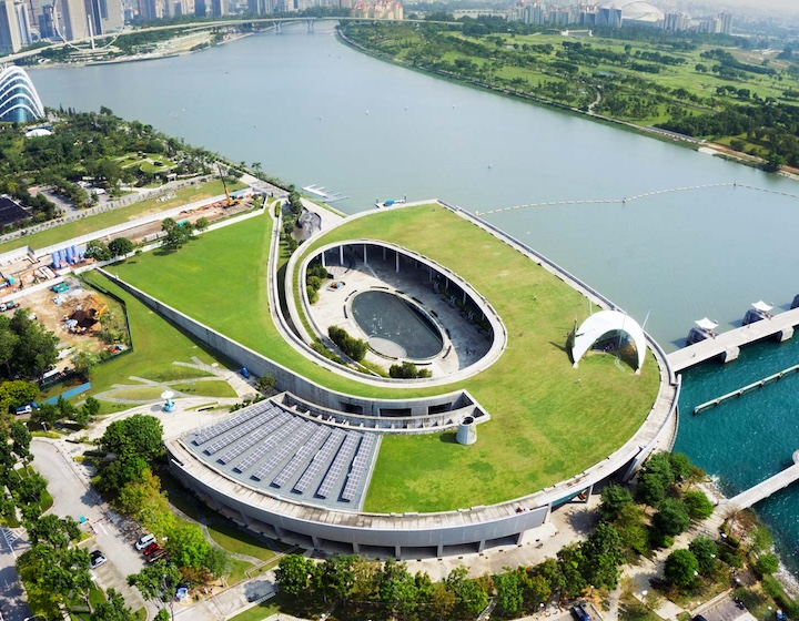 rooftop garden singapore - marina barrage