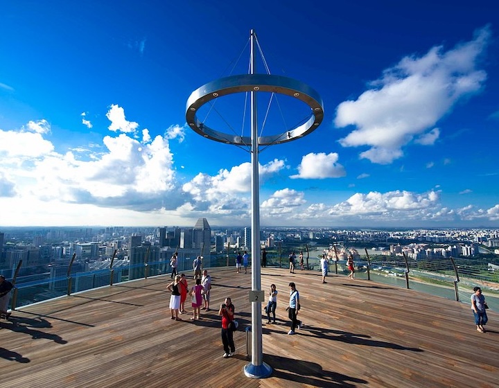 rooftop garden singapore - marina bay sands - skypark observation deck