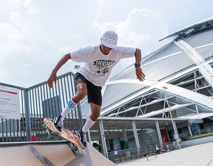 skating singapore - sports hub skate park