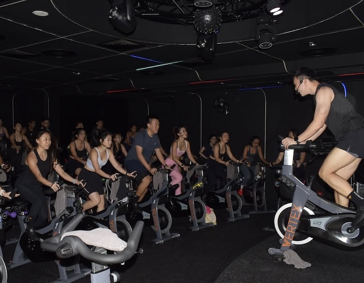spin class singapore - vertex spin studio