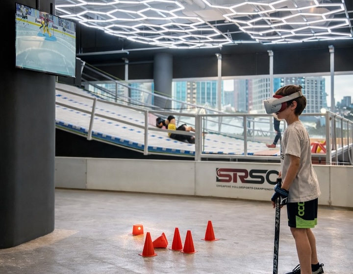 skating rink singapore - ice penguin