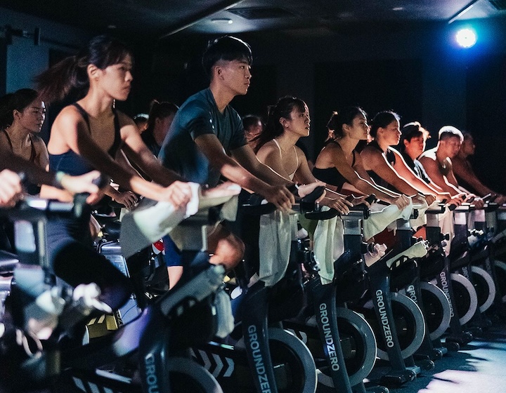 spin class singapore - ground zero