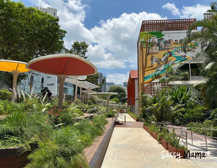 temasek shophouse dhoby ghaut orchard road - wall mural