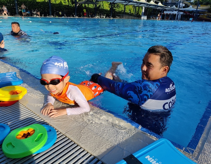 swim school singapore - ace dolphin swim school