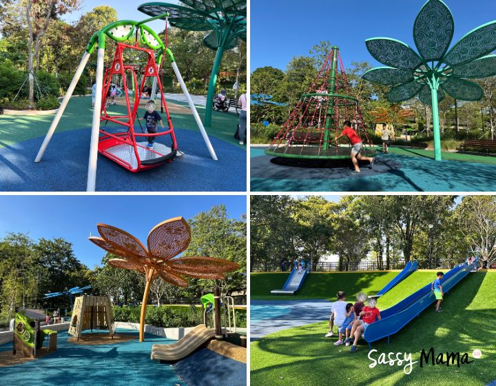 best free outdoor playgrounds in singapore - sun plaza park magical bridge garden
