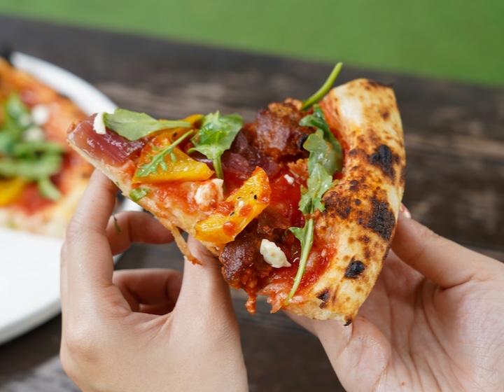 best pizza singapore - plank sourdough pizza