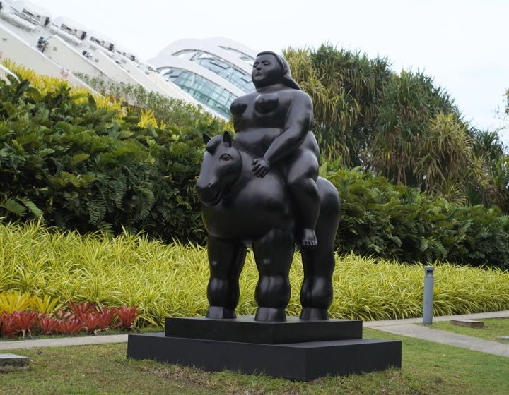 museums and exhibitions in singapore - botero at gardens by the bay imba theatre