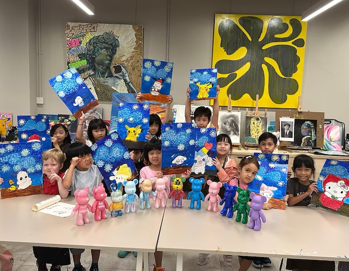 art class for kids singapore - we art