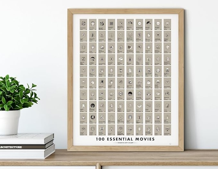 fathers day gifts singapore - movie scratch off chart