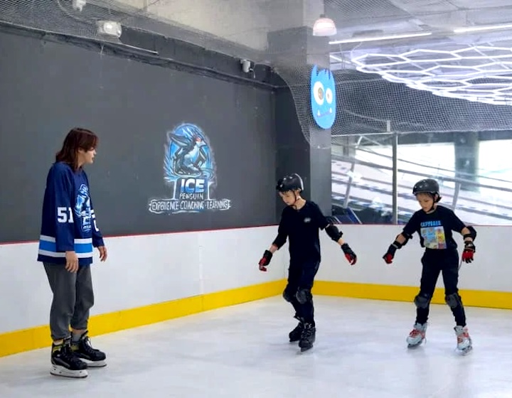 ice skating singapore - ice penguin