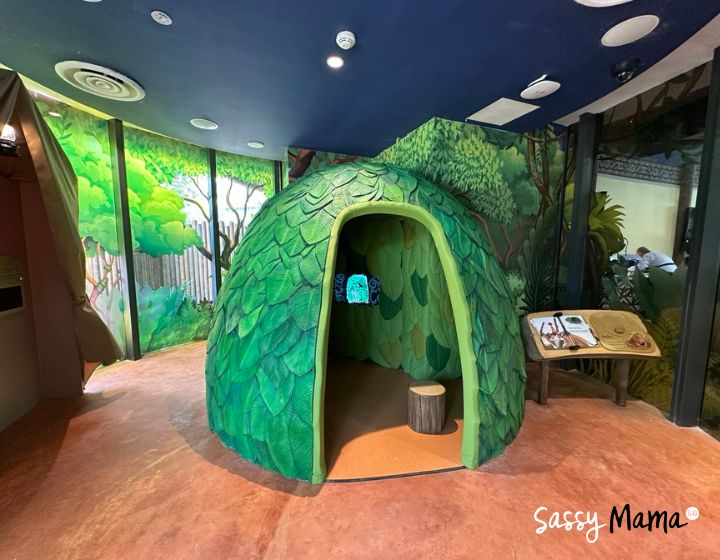 Rainforest wild adventure photos - kids corner at the restaurant