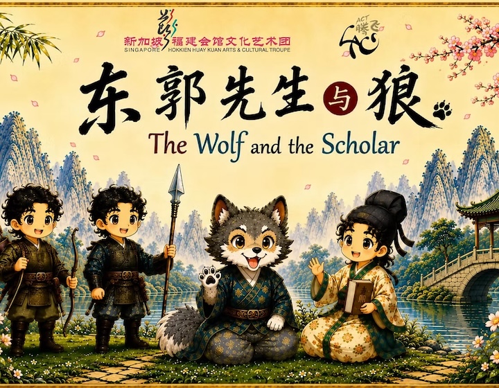 kids theatre show singapore - the wolf and the scholar