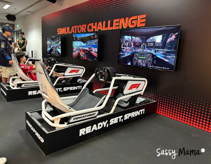 F1 Singapore GP ALL ACCESS experience - race simulator