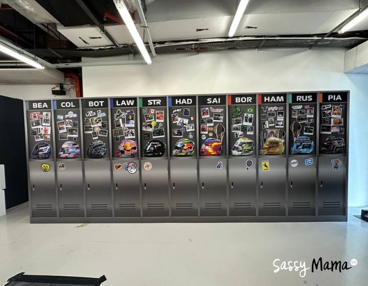 F1 Singapore GP ALL ACCESS experience - locker room