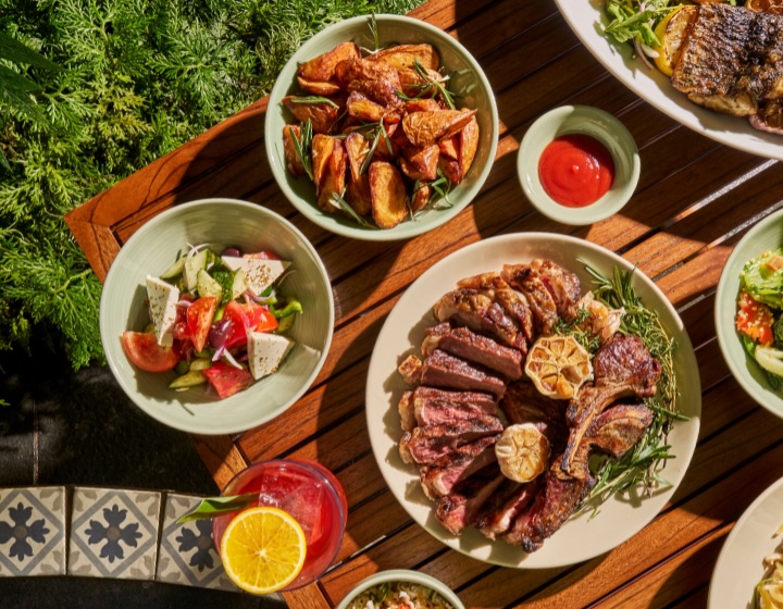 alfresco dining singapore - grand hyatt oasis