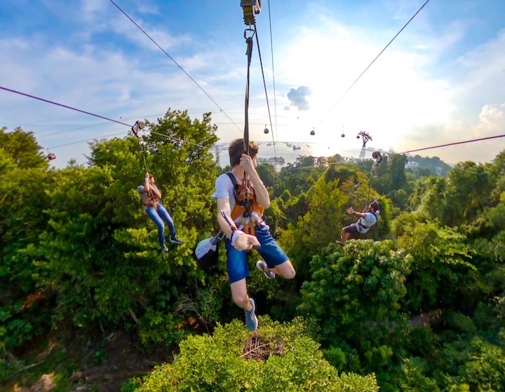 obstacle course singapore - megazip - mega adventure