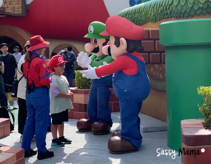 super nintendo world singapore - uss - Super Nintendo World Osaka, Japan - mario and luigi meet and greets
