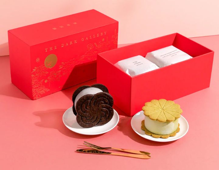 Best mooncakes in singapore - the dark gallery ice cream mooncakes