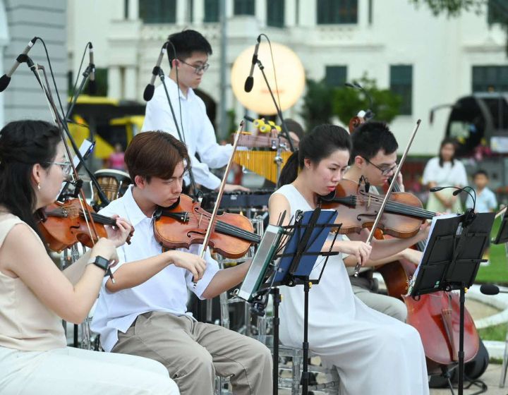free things to do in singapore this weekend - purple symphony botanic gardens