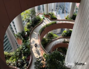 CapitaSpring Green Oasis spiral garden