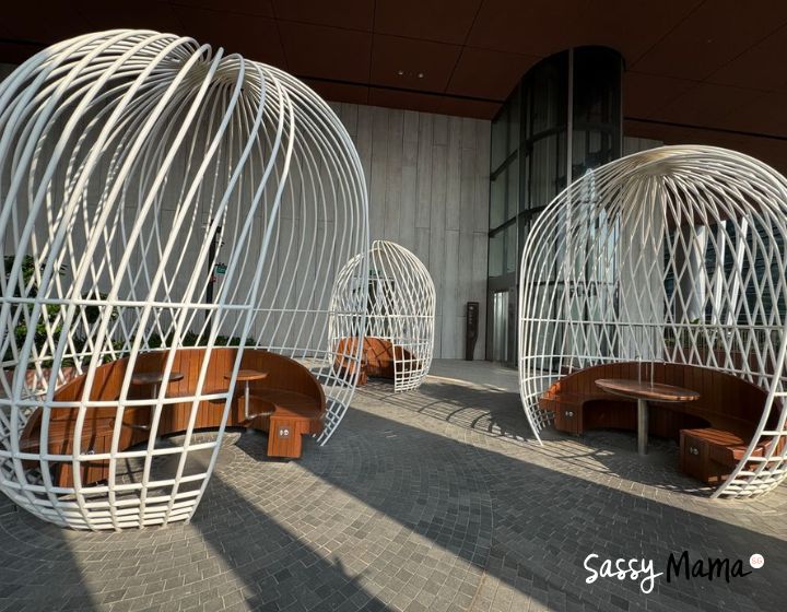 CapitaSpring Green Oasis work pods